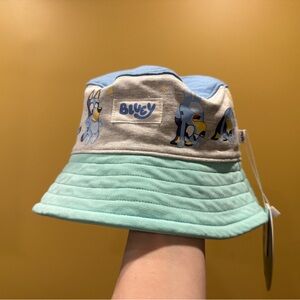Little Sleepies Bluey Bucket Hat 2t-5 NWT